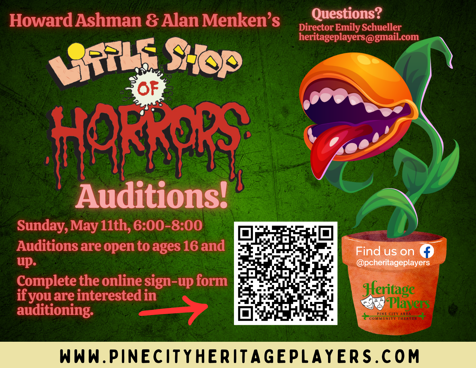 Audition Information for Little Shop of Horrors